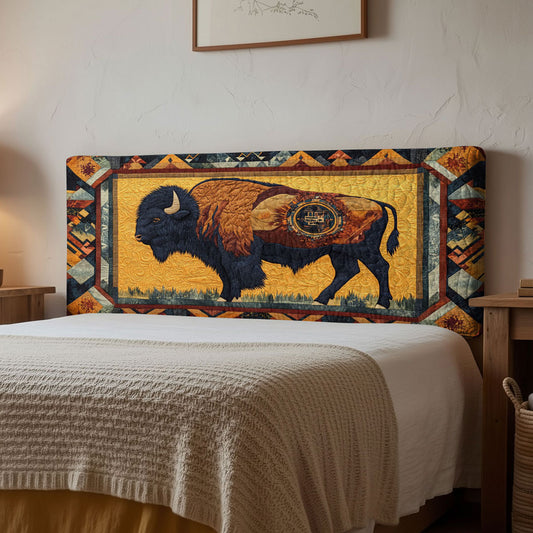 Harvest Bison WN2012039CL Quilted Headboard Slipcover