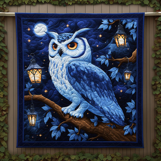 Mysterious Blue Night Owl XK2709002CL Quilt