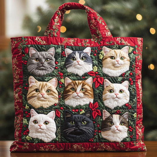 Cozy Cat CW0811043CL Quilted Tote Bag