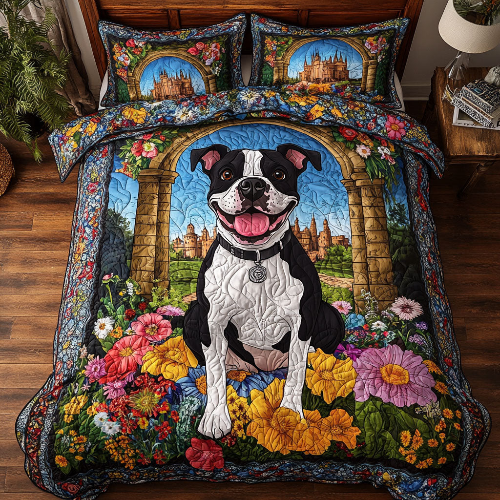 Pitbull Happy Flower WT1501008CL Duvet Cover Set