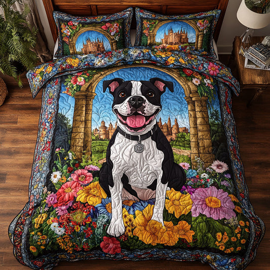 Pitbull Happy Flower WT1501008CL Duvet Cover Set