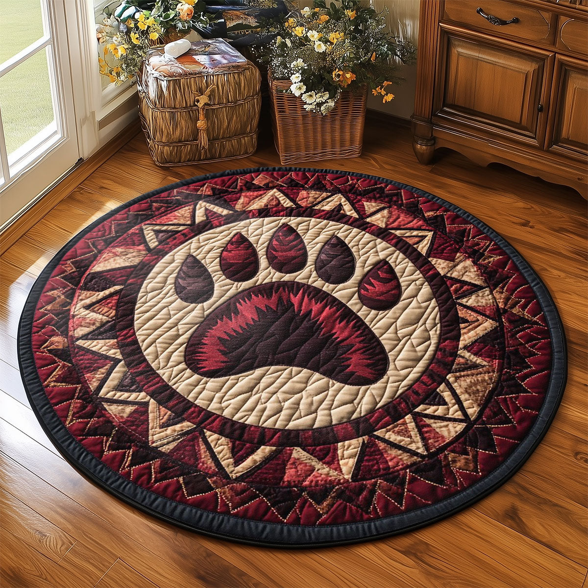 Viking Bear Claws WP2204071CL Quilted Round Mat