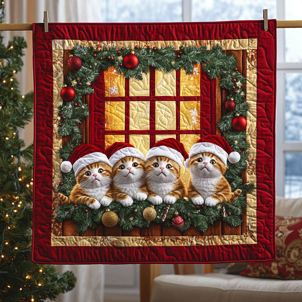 Feline Frosty Window LT1511001CL Quilt