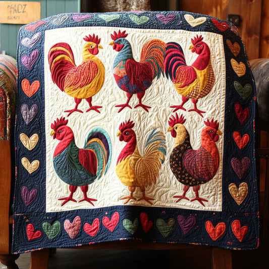 Happy Chicken CQ2905026CL Quilt