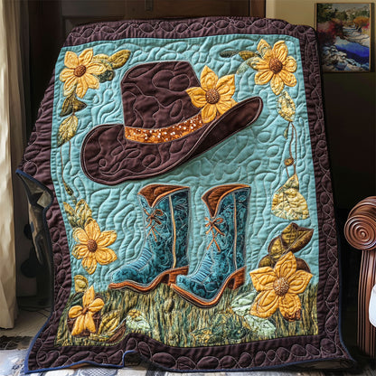 Wildflower Cowboy Boots WY2108054CL Quilt