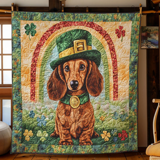 Shamrock Dachshund WN2712011CL Quilt