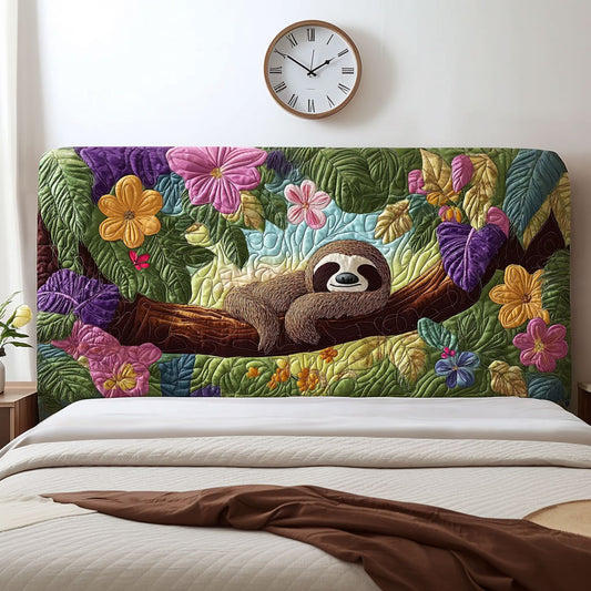Chilling Sloth QA2812021CL Quilted Headboard Slipcover