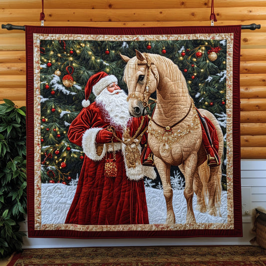 Santa and Horse KL1411019CL Quilt