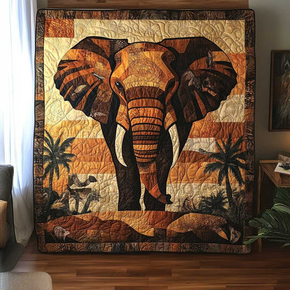 Safari Elephant WP0701034CL Quilt