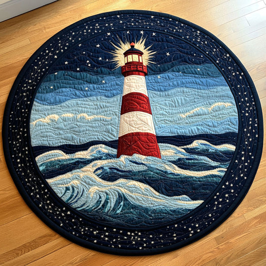 Light Of The Ocean DH0810024CL Quilted Round Mat