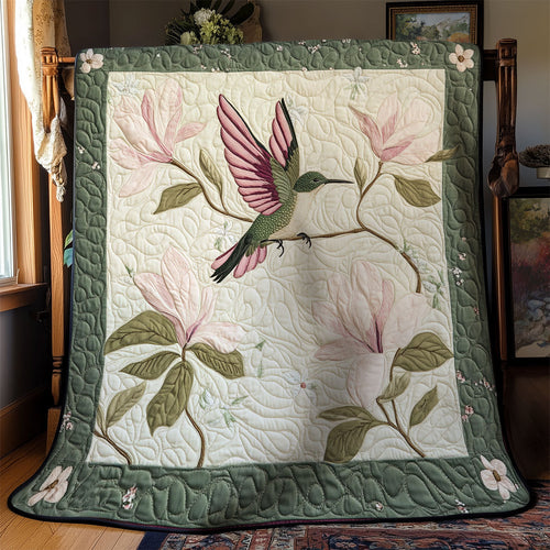 Hummingbird In Flower WY1903011CL Quilt