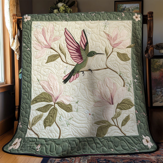 Hummingbird In Flower WY1903011CL Quilt