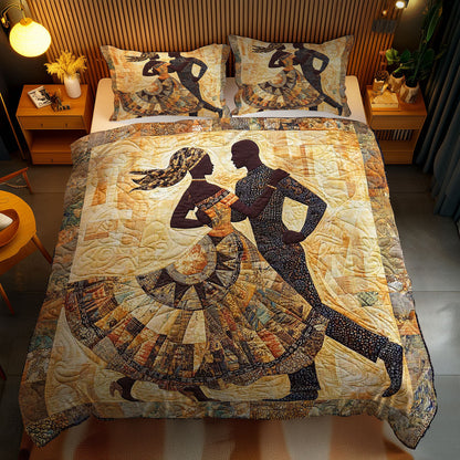 Vibrant African Couple WN0703123CL Duvet Cover Set