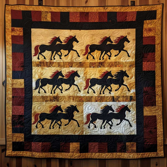 Horse Native American WJ1909011CL Quilt