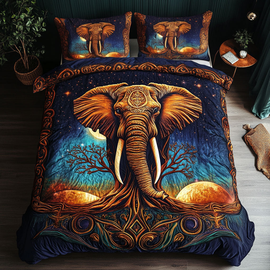 Elephant Moonlight WN1010028CL Duvet Cover Set