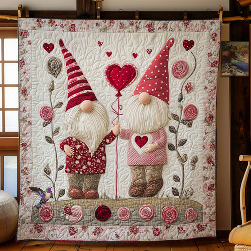 Gnome In Love WN0412021CL Quilt