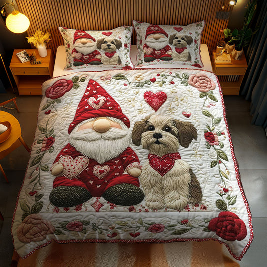 Gnome’s Valentine Companion WN0801085CL Duvet Cover Set