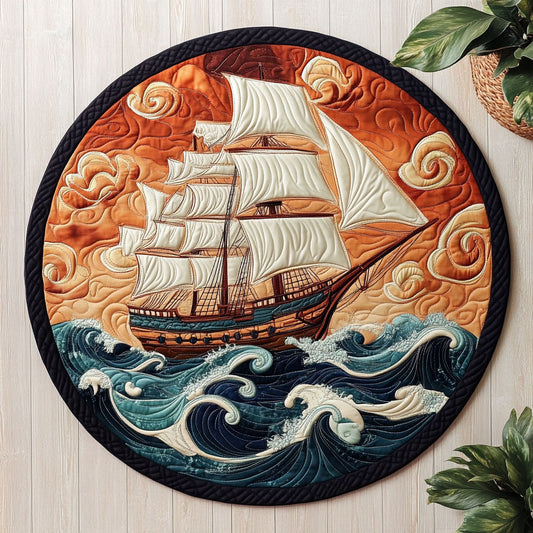 Sail Voyage CW1806039CL Quilted Round Mat