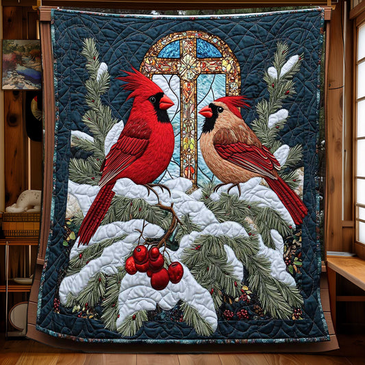 Heaven Couple Cardinal WP1902008CL Quilt