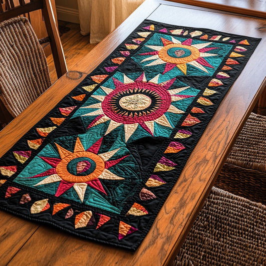 Sunburst Trail CP0207031CL Quilted Table Runner
