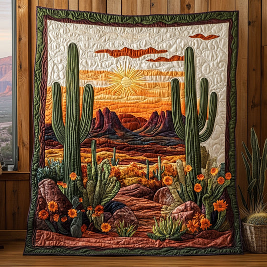 Sunset Cactus CW3006046CL Quilt