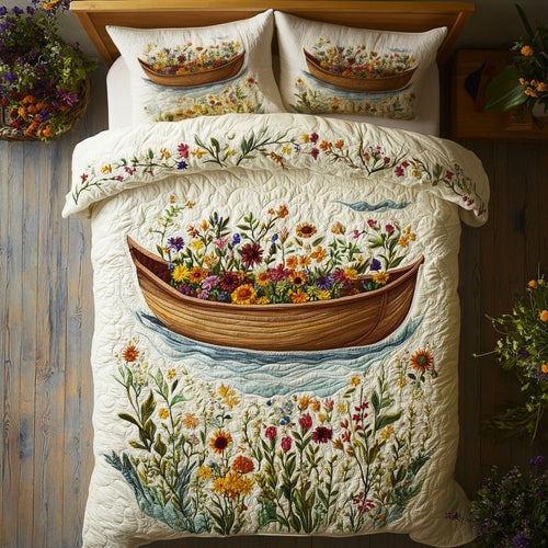 Floating Flowers WY2003025CL Duvet Cover Set