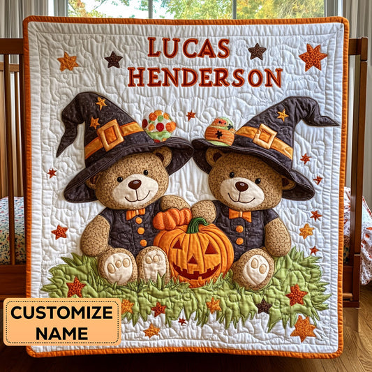 Spooky Snuggles CP3107067CL Personalized Baby Quilt