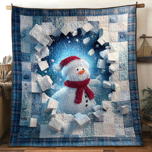 Red Scarf Snowman WN1111071CL Quilt