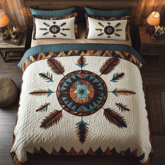 Native Dreamcatcher WJ0801031CL Quilted Bedding Set