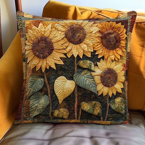 Sunflower Elegance WN1302061CL Quilt Pillow Case