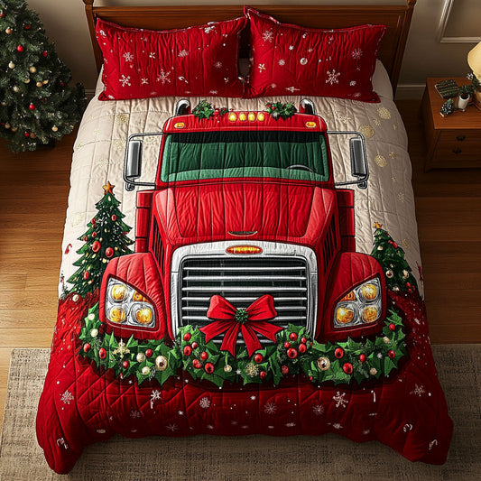 Holiday Truck CW1111075CL Duvet Cover Set