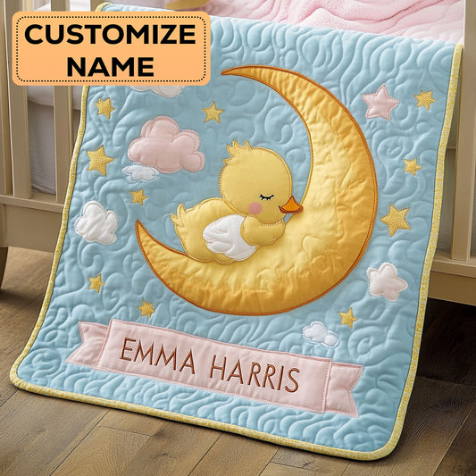 Dream Duck CW2507005CL Personalized Baby Quilt