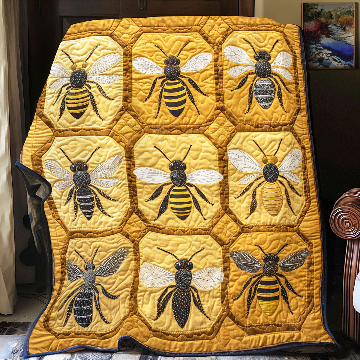 Queen Bee Haven YR1901015CL Quilt