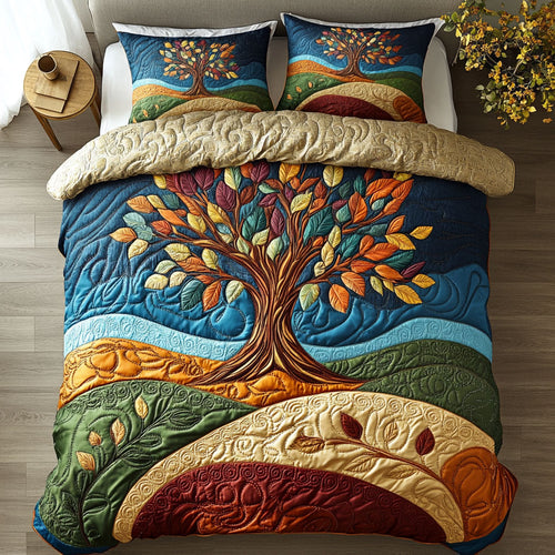 Colorful Leaf CP2409070CL Duvet Cover Set