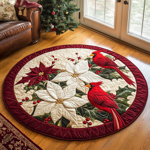 Christmas Radiance CP0410028CL Quilted Round Mat