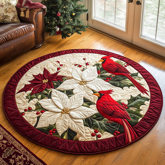 Christmas Radiance CP0410028CL Quilted Round Mat