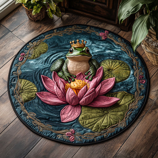 Flog and Lotus CP2805019CL Quilted Round Mat