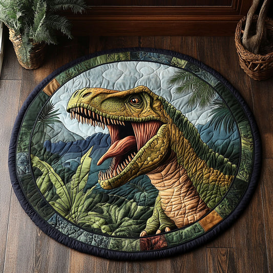 Fossil Friends CM0406042CL Quilted Round Mat