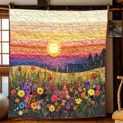 Sunrise And Wildflower WJ2102019CL Quilt