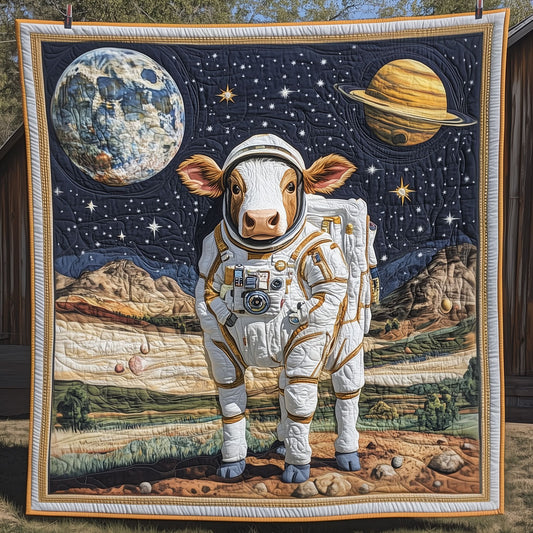 Astronaut Cow LT1909001CL Quilt