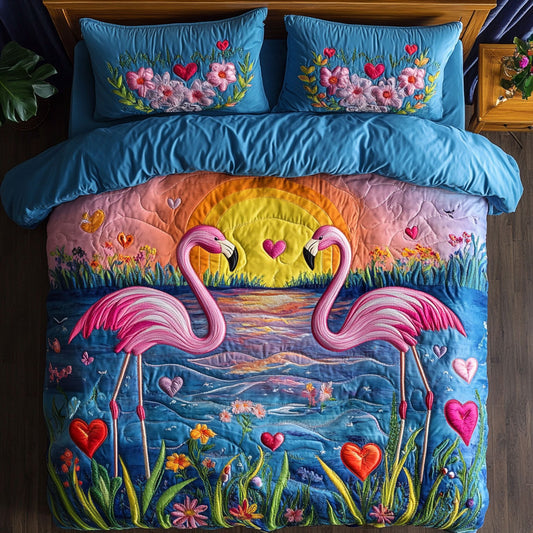 Beautiful Lovebirds CQ2605009CL Duvet Cover Set