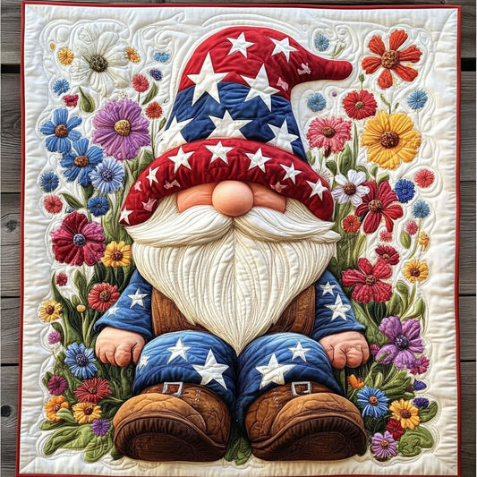 Patriotic Gnome CW0805006CL Quilt