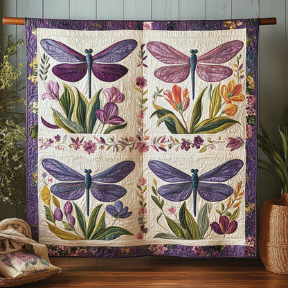 Dragonfly Tulip CW0701037CL Quilt