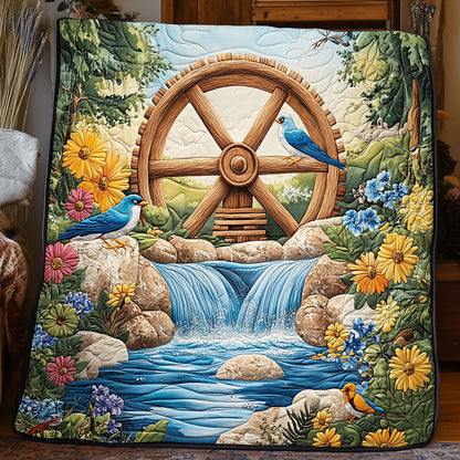 Flowing Waterwheel WJ1404007CL Quilt