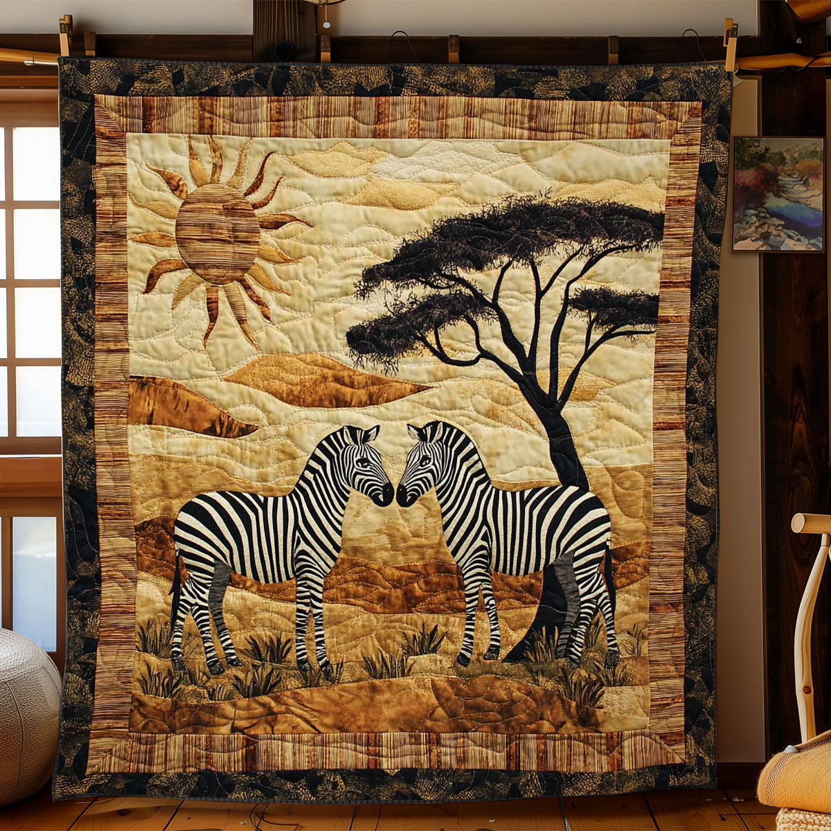 Savanna Zebra WN0403032CL Quilt