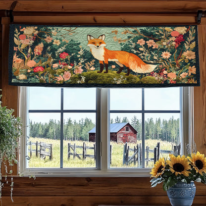 Glorious Fox WY3005051CL Quilted Valance