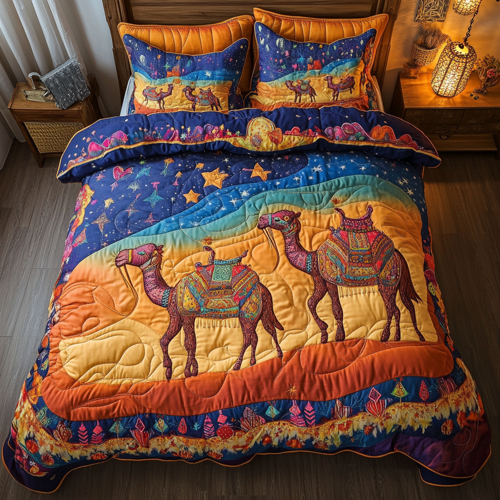 Camel In Night WY1001012CL Duvet Cover Set