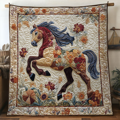 Horse Bloomscape WN1606013CL Quilt