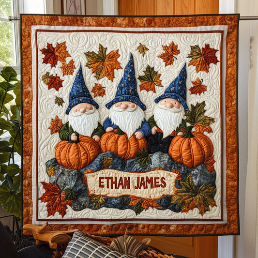 A Fall Tale WJ0108004CL Personalized Baby Quilt