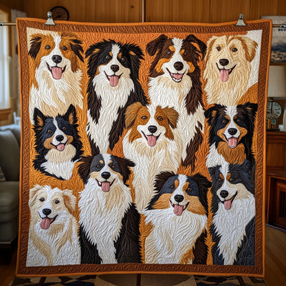 Cozy Border Collie CW0512009CL Quilt